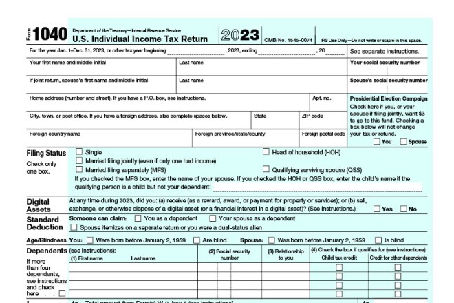 Tax Form 1040