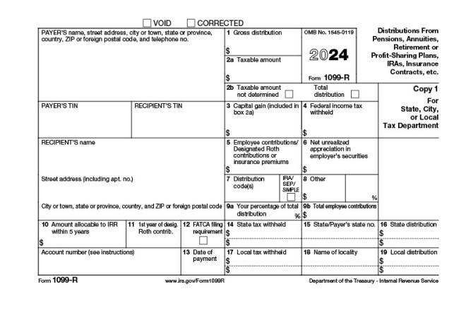 Tax Form 1099-R