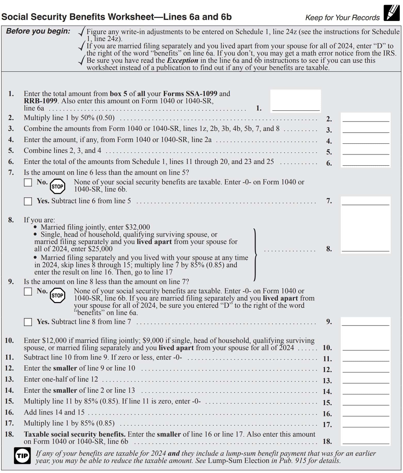 IRS Form 1040 SR Instructions Tax Return For Seniors
