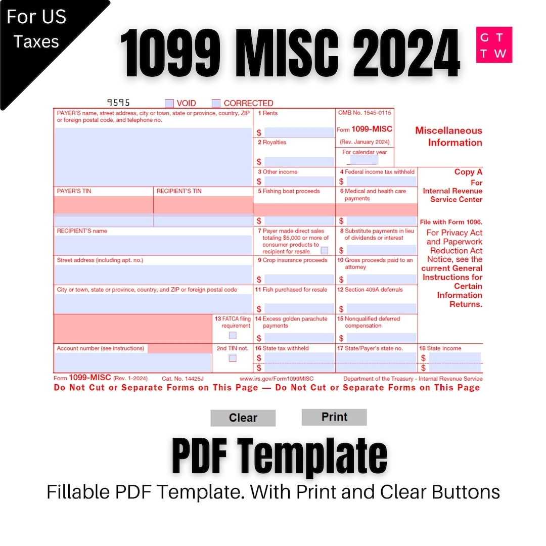 1099 Pdf Form 2025