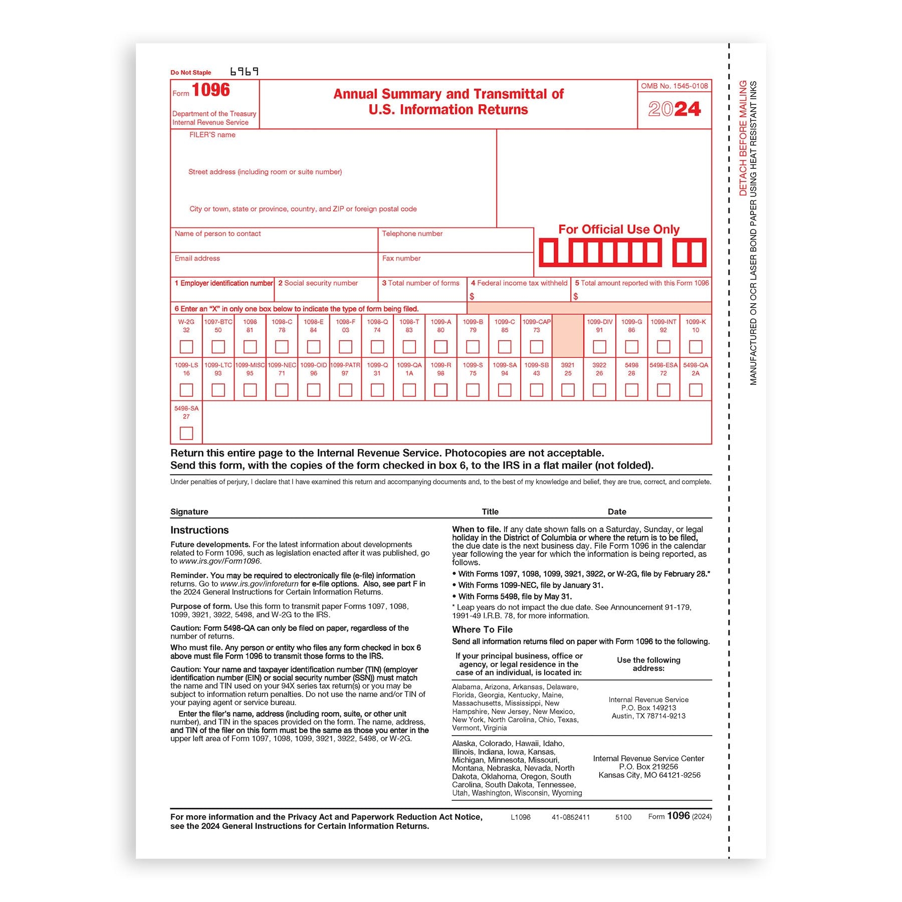 1099 Misc Form 2025