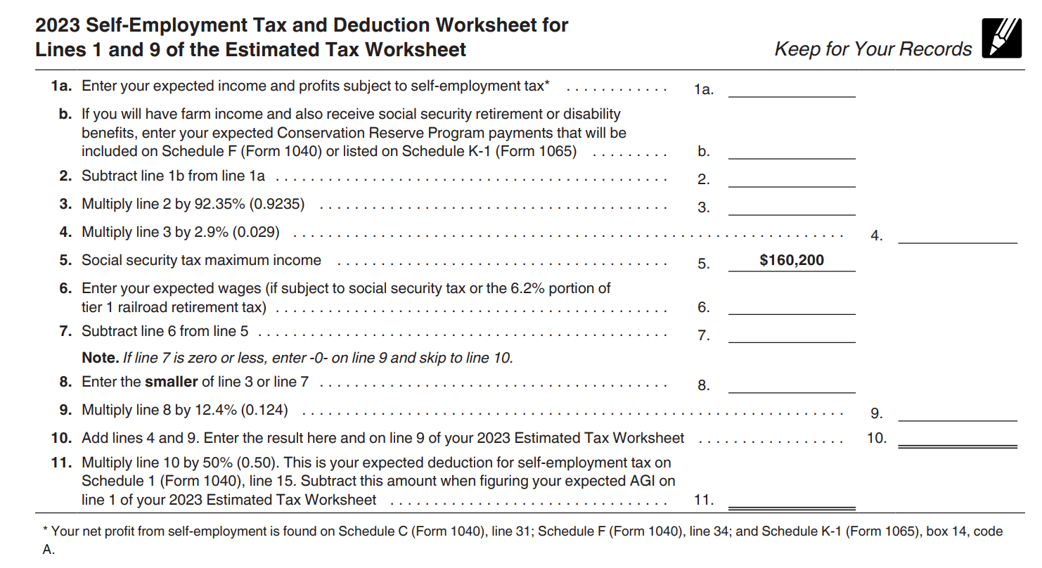 2025 Estimated Tax Forms Printable
