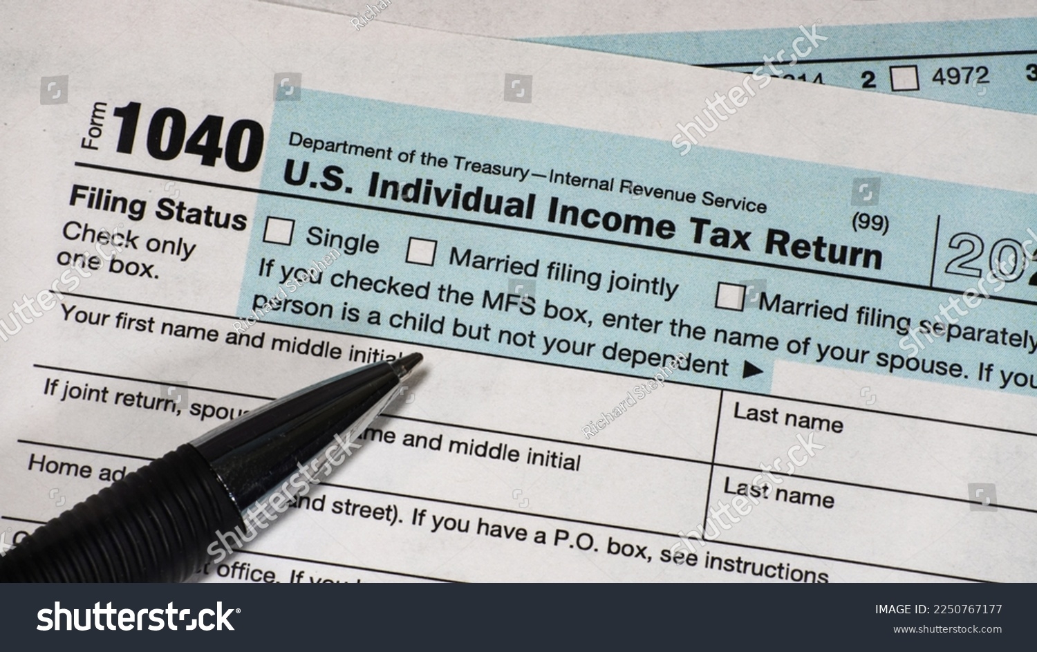 Form 1040 Photos Images Pictures Shutterstock