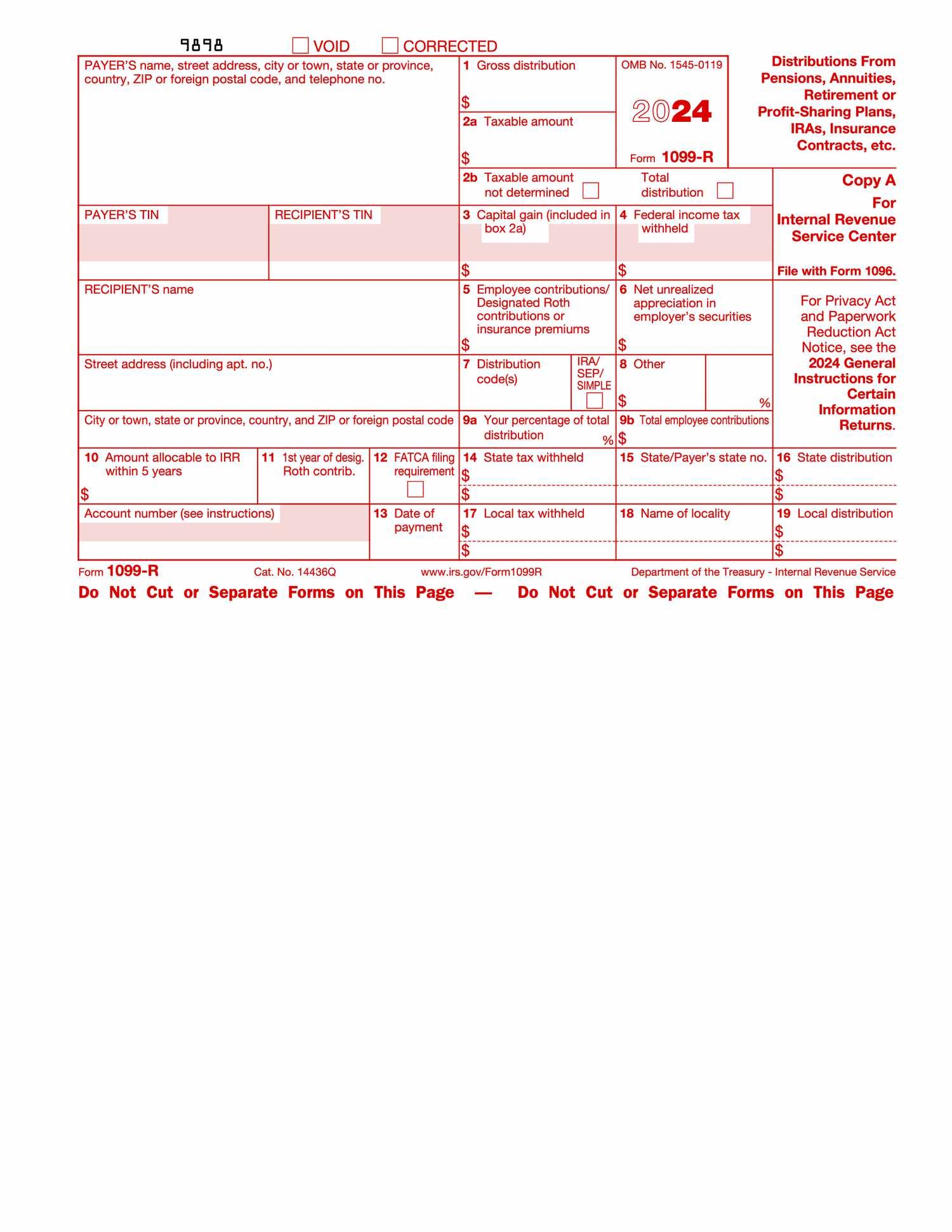 Form 1099 Reporting Non Employment Income