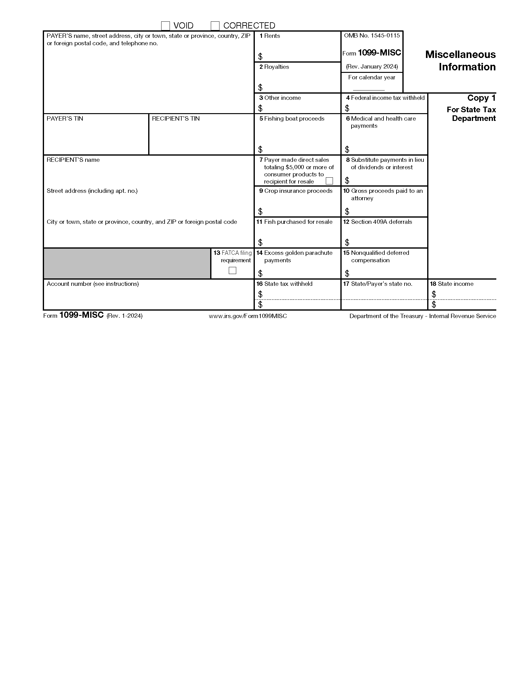 Printable 2025 Tax Form