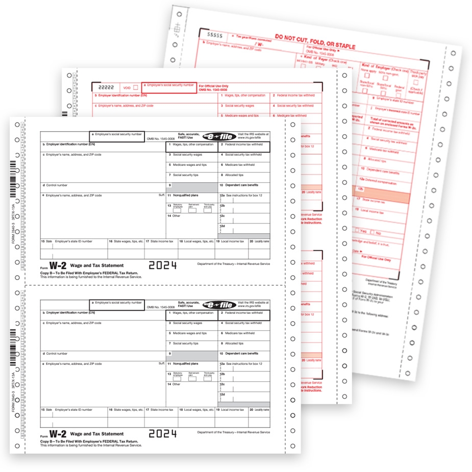 W2 Tax Forms And Envelopes For 2024 DiscountTaxForms
